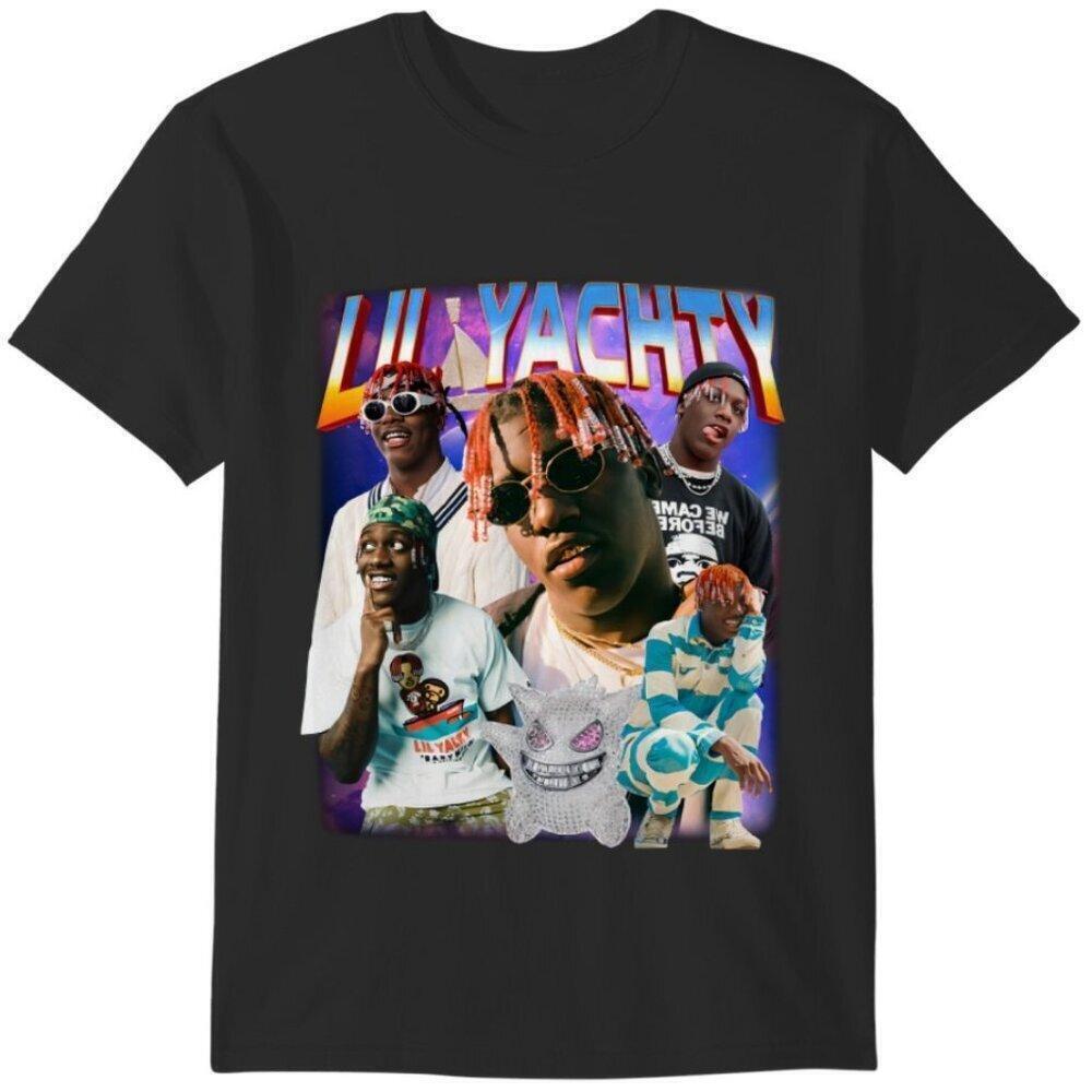Lil Yachty Retro 90S Graphic T-Shirt Rap Music Fan Gift Hip Hop Concert Shirt